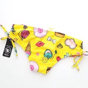 Wildfox 90s Y2K Emojis Slinky Bikini Bottom